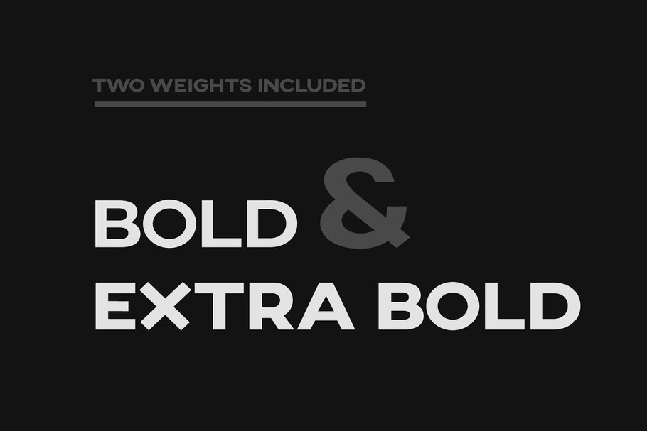 Beispiel einer Marxure Extra Bold-Schriftart